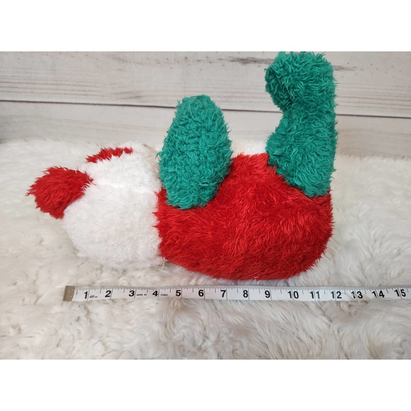 Build A Bear Workshop Green White Plush Solid Holiday Panda 11" Stuffed Animals - Picture 7 of 7